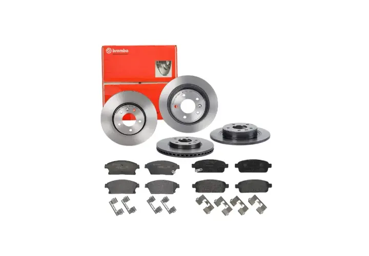 Bremsscheiben und Bremsbeläge für Opel Astra J von Brembo.
