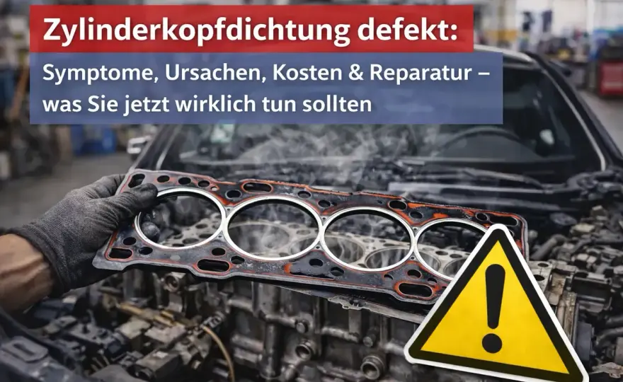 Zylinderkopfdichtung defekt? Symptome, Diagnose & Kosten.