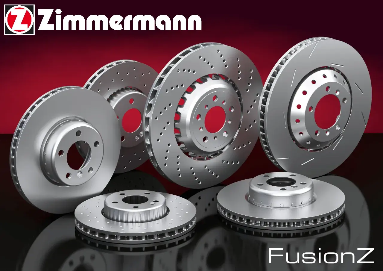 Zimmermann Bremsen für BMW: Hochleistungs-Bremsscheiben, die für optimale Leistung und Sicherheit sorgen. FusionZ Technologie.